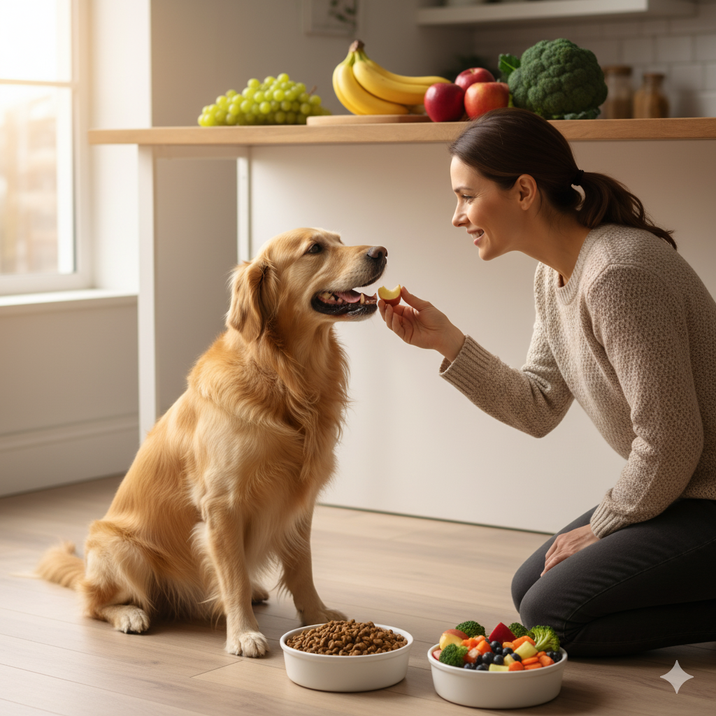 Köpekler meyve veya sebze yer mi?