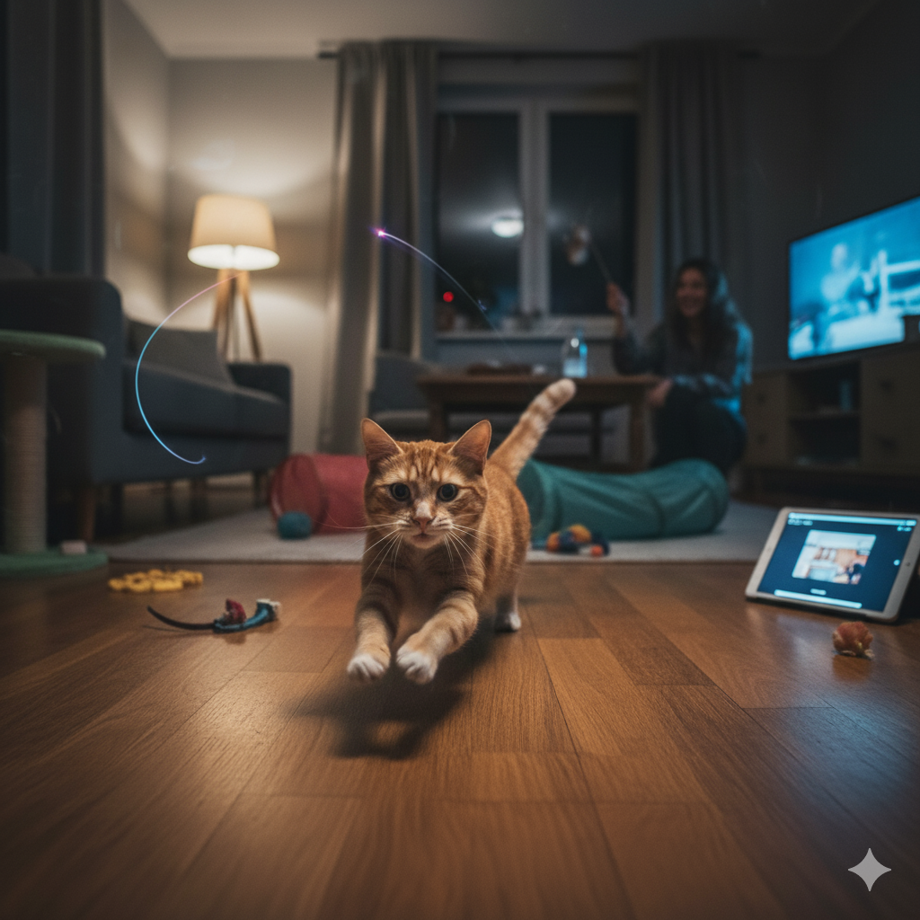 Kedilerde Gece Koşturması (Zoomies) Neden Olur? Enerji Boşaltma Planı